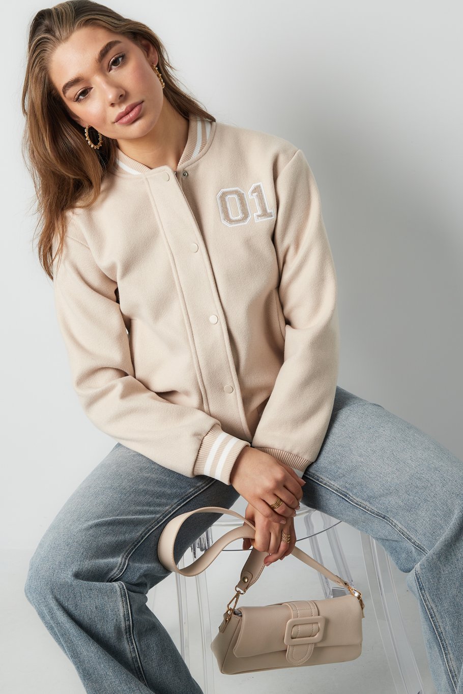 Bomber jacket sporty spice - Black Picture3